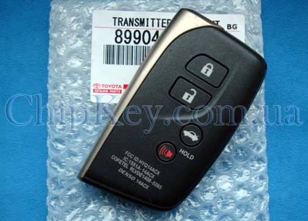 Ключ Lexus LS460, 600L HYQ14ACX Smartkey 4 кнопки, с чипом 6B P1: 98, 315 Mhz USA, на автомобили с 04.2011-, Original