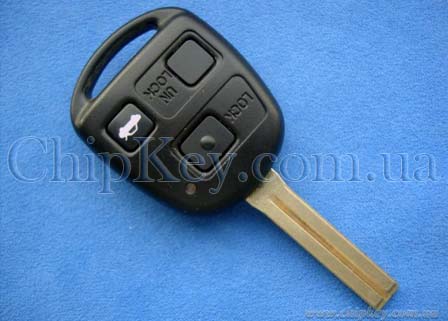 Ключ Lexus RX, LS, GS, GX, LX 3 кнопки, чип ID4C, 433 Mhz Europe