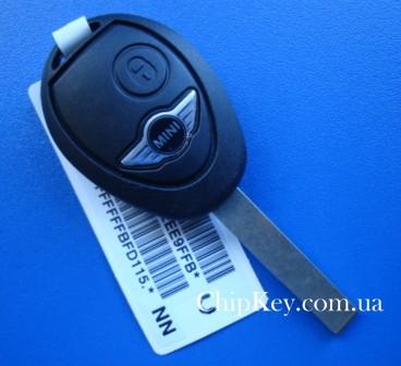 BMW MINI ключ (корпус) 2 - кнопки с чипом ID33 Philips 434Mhz