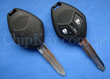 Ключ Mitsubishi (корпус) 2 кнопки