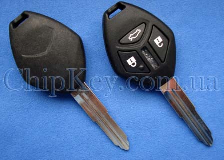 Ключ Mitsubishi (корпус) 3 кнопки