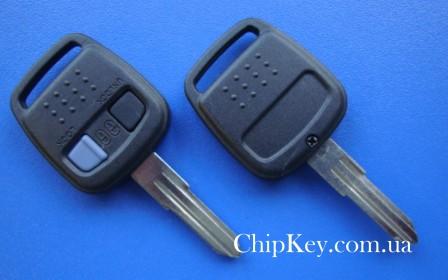 NISSAN ключ (корпус) 2 - кнопки, лезвие DAT17
