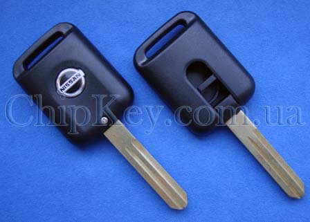 Ключ Nissan (корпус) 2 кнопки, лезвие nsn14