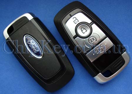 Ключ Ford Fusion, Mondeo HS7T-15K601-CB 4 кнопки, с чипом Hitag Pro, 868Mhz, original