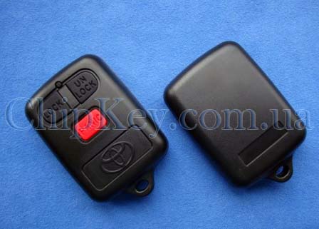 Ключ Toyota пульт (корпус) 3 кнопки