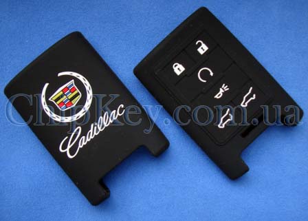 Чехол Cadillac Smart Key силиконовый 6 кнопок