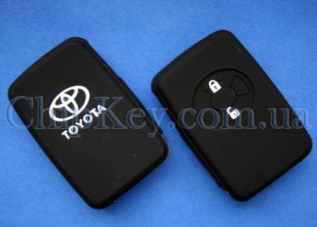 Toyota Smart Key силиконовый чехол 2 кнопки, черный