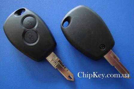 Ключ Opel, Movano, Vivaro 2 кнопки (корпус), лезвие NE73