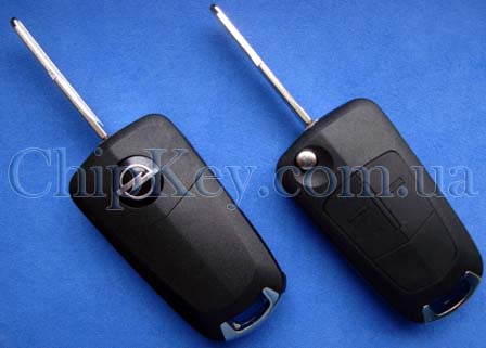 Ключ Opel Antara выкидной (корпус) 2 кнопки