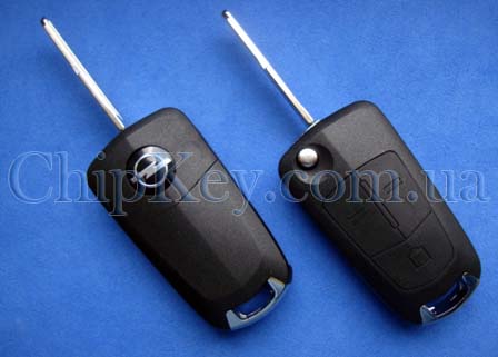 Ключ Opel Antara выкидной (корпус) 3 кнопки