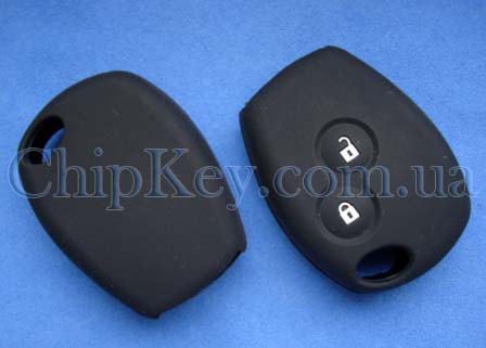 Чехол Opel силиконовый 2 кнопки, черный