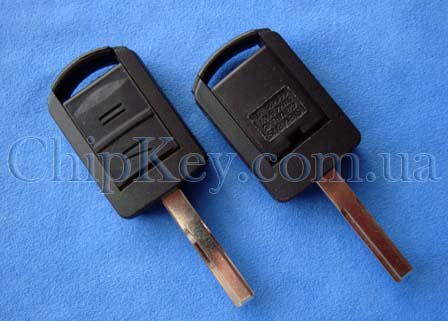 OPEL ключ  2- кнопки HU43, Long с чипом ID40, 433Mhz