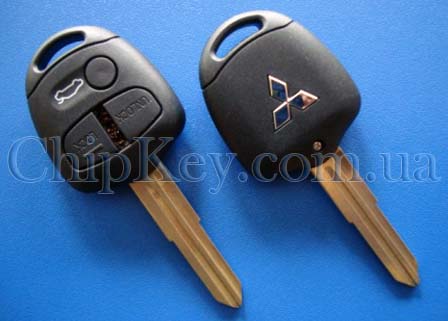 Ключ Mitsubishi (корпус) 3 кнопки