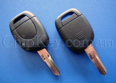 Ключ Renault (корпус) 1 кнопка, лезвие VAC102