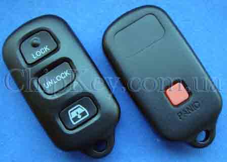 Ключ Toyota пульт (корпус) 4 кнопки
