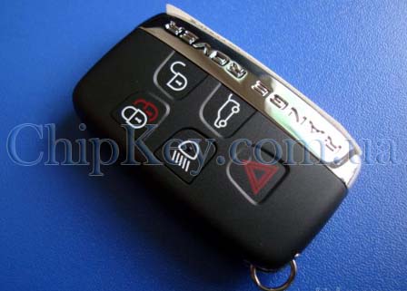 Ключ Land Rover Range Rover 2010 - 2018 Smart key 5 кнопок, id47(pcf7953), 434 Mhz, Original