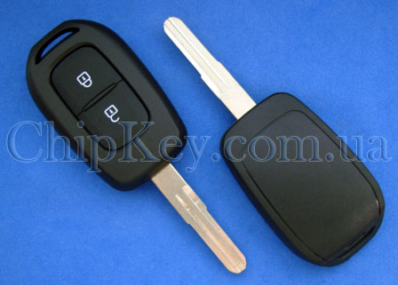 Ключ Renault (корпус) 2 кнопки