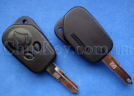 Ключ Peugeot Samand (корпус) 2 кнопки, лезвие NE73