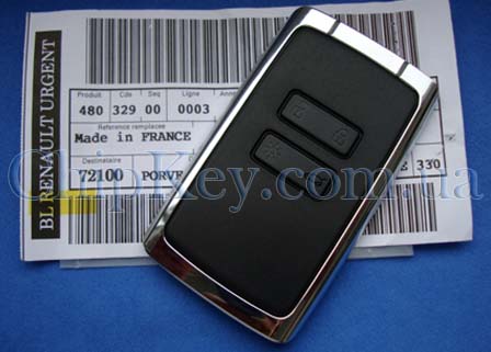Ключ Renault Megane IV, Scenic IV, Talisman Key Card, pcf7953m (Hitag AES), 433Mhz, oem