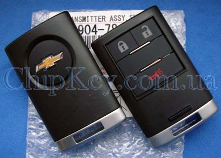 Ключ Chevrolet Camaro GM/S 95372091 Smart key 3 кнопки, ID46(pcf7952), 433Mhz, original