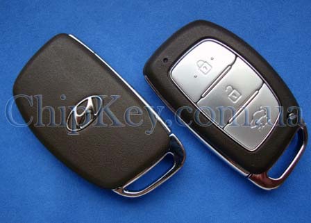 Ключ Hyundai Avante Smart Key 3 кнопки, id46(pcf7945), 433Mhz