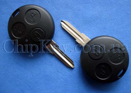 Ключ Smart Mercedes (корпус) 3 кнопки