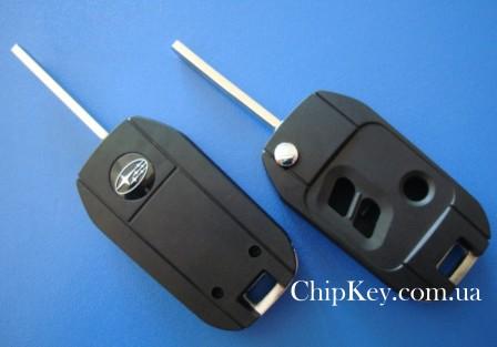 Ключ Subaru выкидной (корпус) 3 кнопки