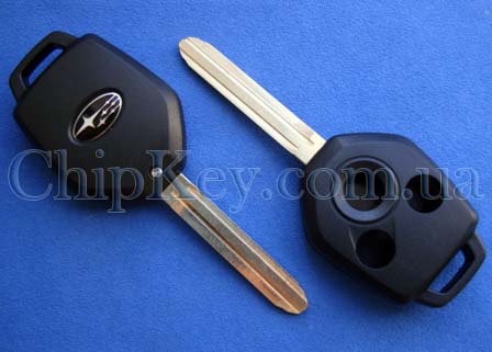 Ключ Subaru (корпус) 3 кнопки, лезвие toy43r