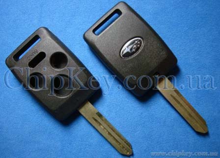 Ключ Subaru 4 кнопки (корпус) лезвие nsn14