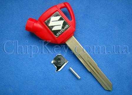 Ключ Suzuki moto (корпус), красный