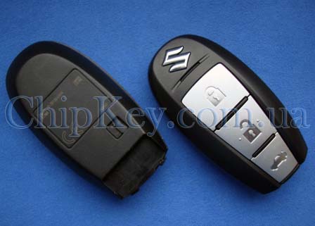 Ключ Suzuki smart key 3 кнопки, 434 Mhz, с чипом id52 HT3, original