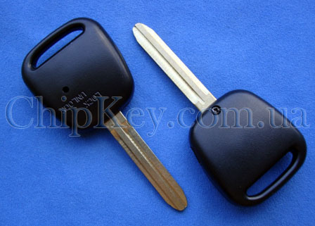 Ключ Toyota (корпус) 1 кнопка, лезвие toy43