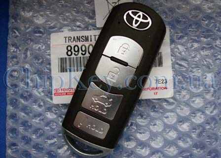 Ключ Toyota SKE13D-01, с чипом ID47(pcf7953), для авто с 2013-, для рынка USA