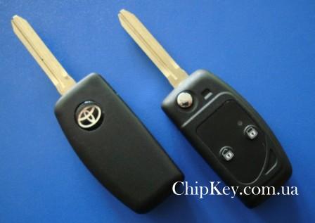 Выкидной ключ Toyota  (корпус) 2 кнопки, лезвие Toy43