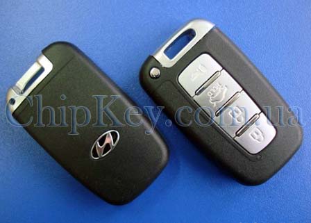 Ключ Hyundai Smart Key (корпус) 4 кнопки