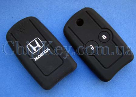 Чехол Honda силиконовый 2 кнопки, черный