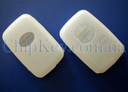 Toyota Smart Key силиконовый чехол 3 кнопки, белый